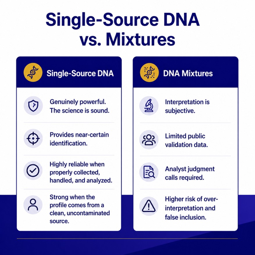 Single-source-DNA-vs.-mixtures-infographic