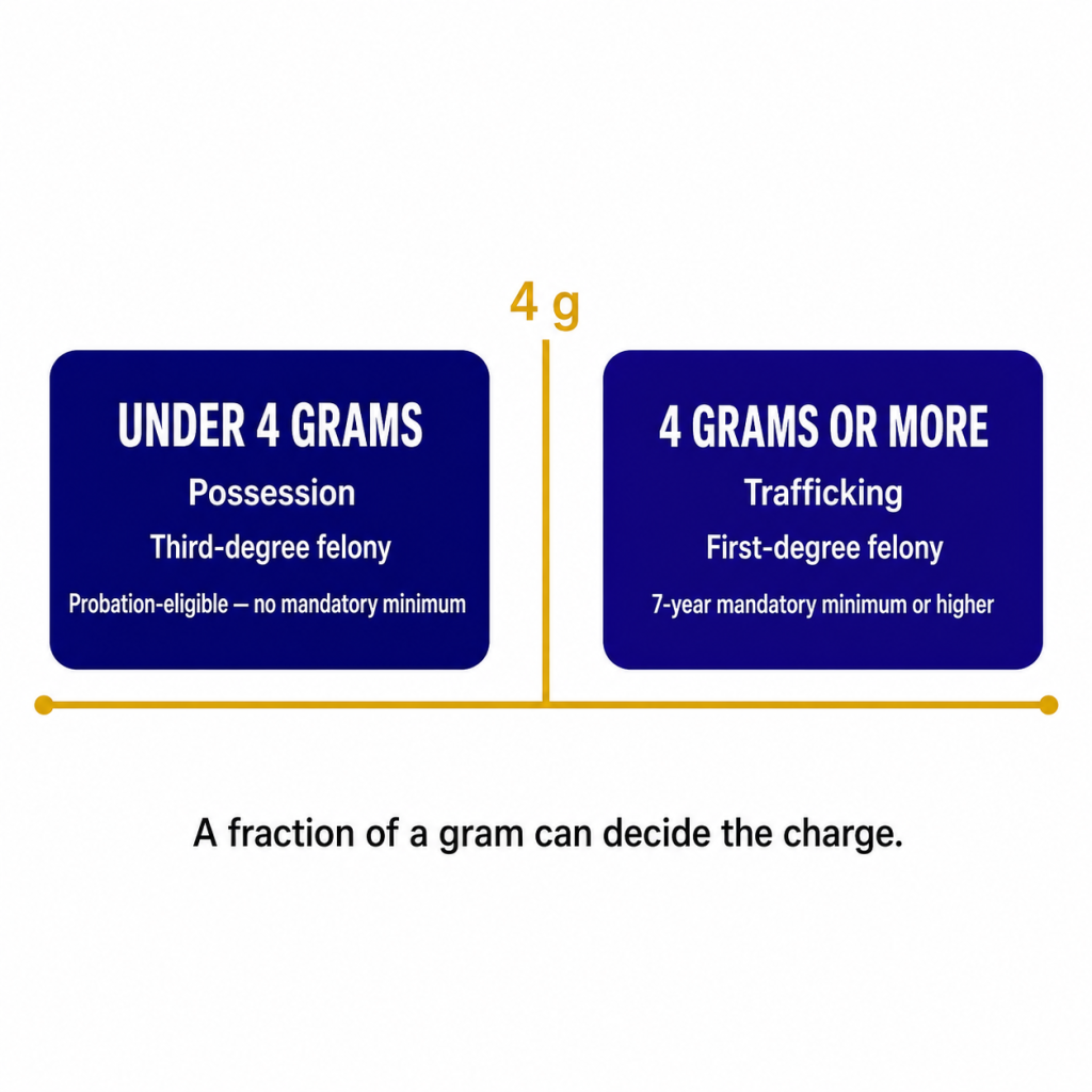 four grams vs under four grams