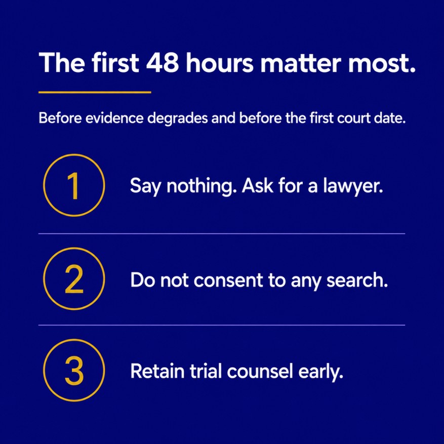what to do in the first 48 hours