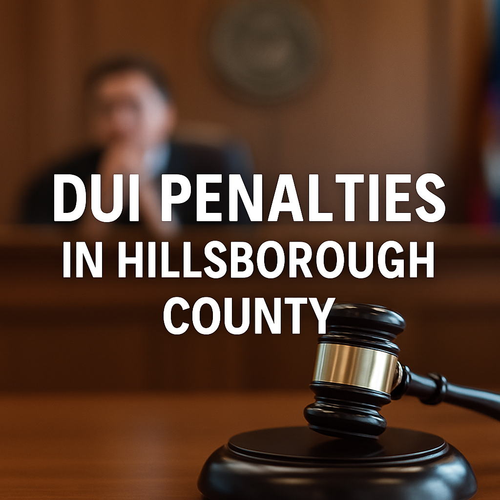 Penalties for DUI in Hillsborough County, Florida