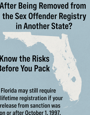 Moving to Florida after sex offender registry removal