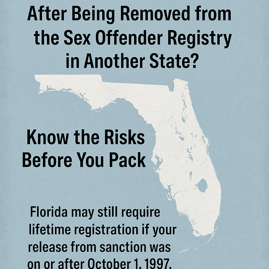 Moving to Florida after sex offender registry removal